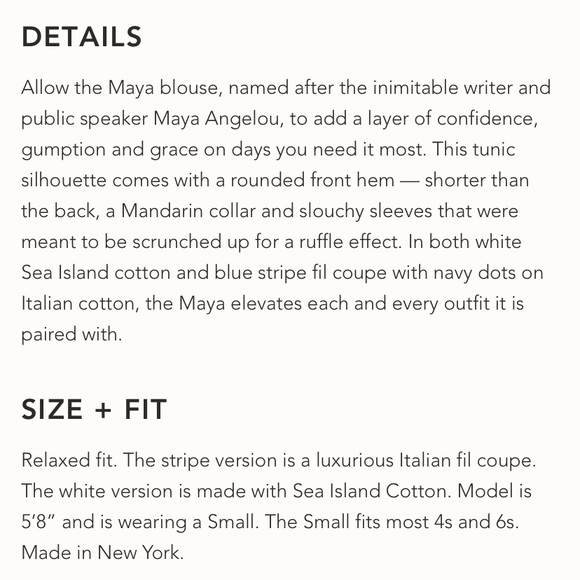 Ammara Maya long sleeve button down cotton structured blouse slouchy sleeves - Picture 9 of 16